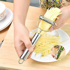 2 in 1 Stainless Steel Julienne Vegetable Peeler